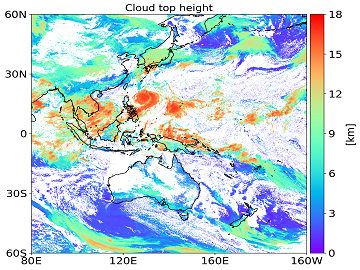 Cloud top height