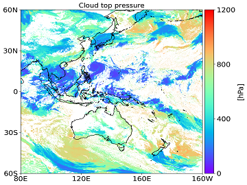 Cloud top pressure