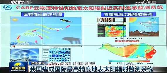 j9游会真人游戏第一品牌发布国际最高精度的地表太阳辐射j9游会真人游戏第一品牌监测系统，成果被《新闻联播》报道